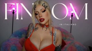 BUSTY ITALIAN GOTH BLONDE MAKES YOU BROKE - JOI