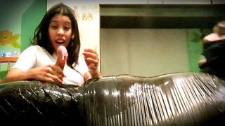 Cock Teasing Mistress Milking the Mummy