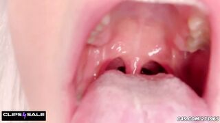 Giantess Goddess Worship: Wet Tongue and Mouth Fetish