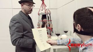 Asian Marica Hase gets brutal anal degradation and bondage