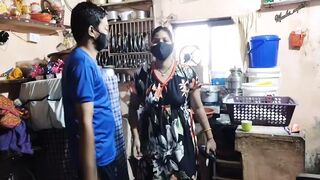 Village bhabhi doggy style fuck with chapri boy