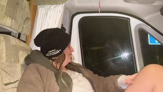 Cracky gets her nasty pussy out for a lift home