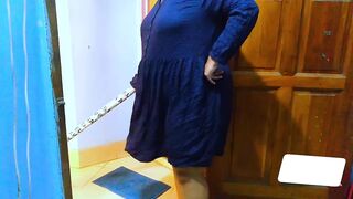 When Dad Was not At home, Hot BBW New Married Big Boobs & Huge Ass Stepmom & stepson romantic sex enjoy by cleaning room