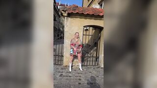 Caught Me Pissing Outdoor but It Didn't Stop Me