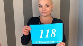 Tight blonde gets a pounding in casting session