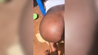 Best outdoor doggy with big cock