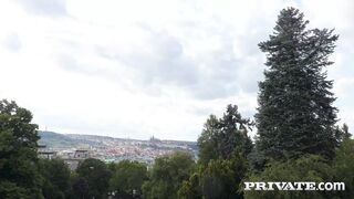Evelina Darling Stretching Out Both Holes Intense DP Action