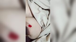 Sweet Young Brunette Bathroom