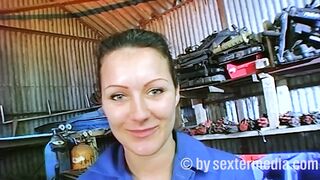 Garage Strip Clips and Pussy Masturbation