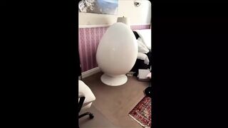 I Get Myself off for You in My Retro Egg Chair