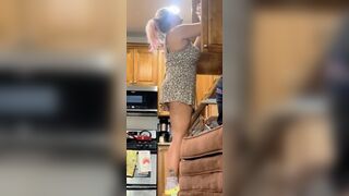 Seductive wife from kitchen to 3 hole fuck slut and more