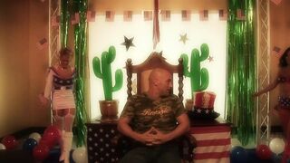 Gangbang with Carly Parker and Lezley Zen are sluts getting