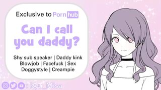 (F4M) Shy girlfriends asks boyfriend if she can call him daddy - (ASMR JOI)