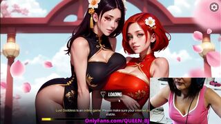 Part 1 - Family Therapy. Stupid Step Brother Cums On Step Sister In Live Stream While Playing Hentai Game
