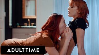 ADULT TIME - Redhead Lesbian Kenna James Seduces Her Newly Single Straight BFF Aidra Fox