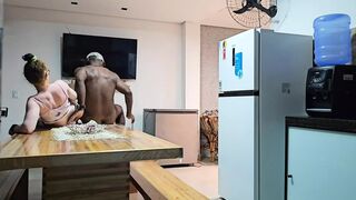 STEPDAUGHTER WANTS TO HAVE SEX IN THE KITCHEN BUT SEX ENDS IN THE BEDROOM