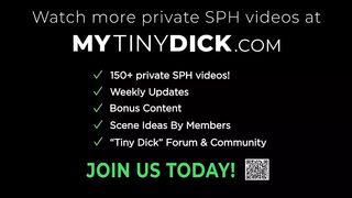 Getting her pussy licked before giving his small dick a blowjob