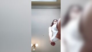 Sniff Hairy Pussy on Your Face! Naked Morning Stretching