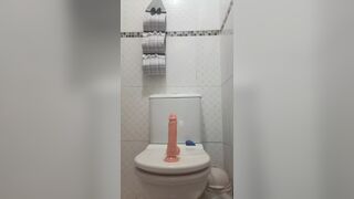 Big Ass Fucking a Big Pussy with a Big Dildo with a Squirting Ending