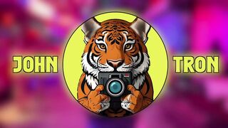 JohnTronX - Sexy Thai kitty in lingerie sucks and rubs my cock